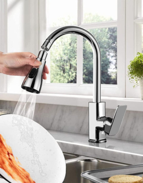 3 Modes Kitchen Faucet Spray Head Water Saving 360 Swivel Ball Nozzle Tap