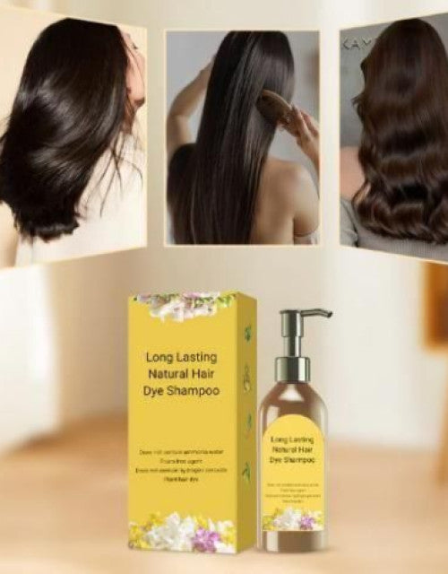 Long Lasting Natural Hair Dye Shampoo ( PACK OF 2)