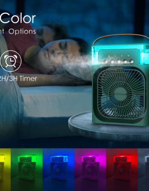 Portable Humidifier Air Cooler Mist Fan Mini Cooler for Home