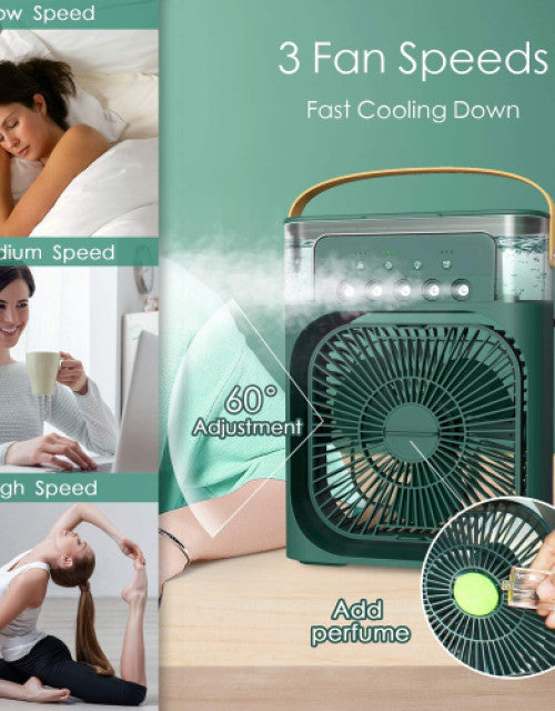 Portable Humidifier Air Cooler Mist Fan Mini Cooler for Home