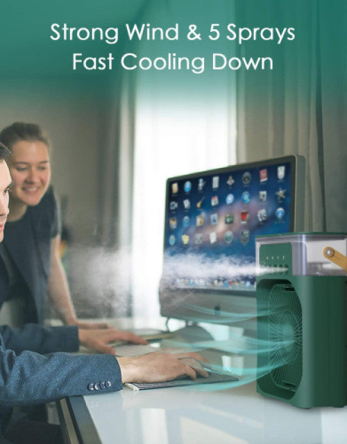Portable Humidifier Air Cooler Mist Fan Mini Cooler for Home