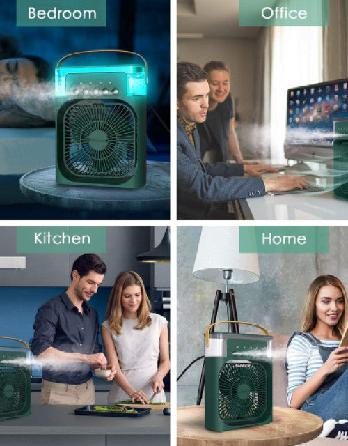 Portable Humidifier Air Cooler Mist Fan Mini Cooler for Home
